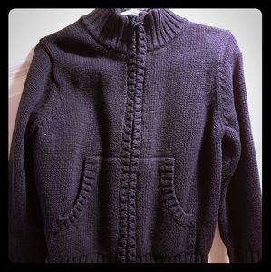 Old Navy Zip Cable Knit Sweater
